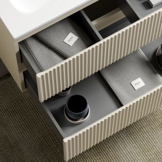 Подвесная тумба под раковину Sancos Snob R SNR100CE 100см Beige Soft